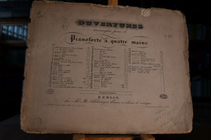 Ouvertures arranges pour le Pianoforte a quatre...