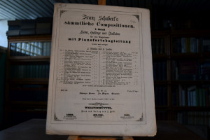 Franz Schubert`s sämmtliche Compositionen. I. B...