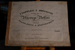 I Capuleti e Montecchi. Musica del Mo. Vincenzo...