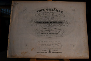 Vier Gesänge für Tenor-Stimme oder hohen Sopran...