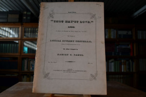 "Thou may`st Love" song (In Answer to the Honor...