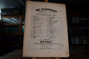 Die Zigeunerin. Romantische Oper in drei Acten....