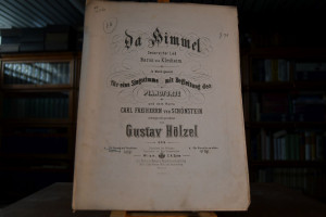 da Himmel. Oesterreichisches Lied von Baron von...