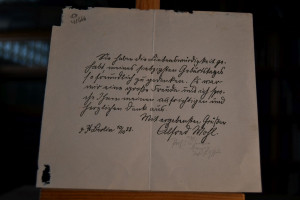 Handschriftlicher Brief des Danziger Chemieprof...