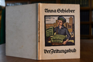 Der Zeitungsbub. Eine Kindergeschichte mit Orig...