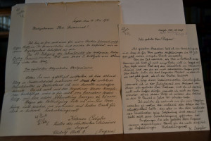 Schreiben des Kustos des städtischen Museums in...