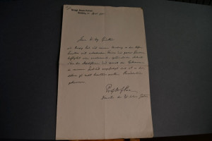 Handschriftlicher Studiennachweis des deutschen...