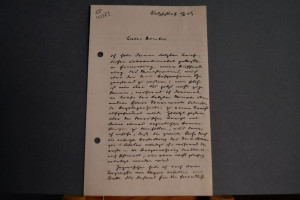 Brief des deutschen Astronomen Arthur Julius Ge...