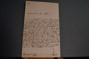 Brief des deutschen Botanikers Johann Heinrich ...