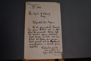 Handschriftlicher Brief des schwedischen Botani...