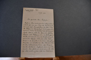 Handschriftlicher Brief des niederländischen Bi...