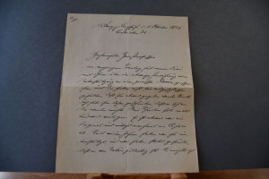 Handschriftlicher Brief des Generalsuperintende...