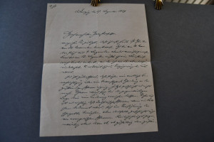 Handschriftlicher Brief des Generalsuperintende...