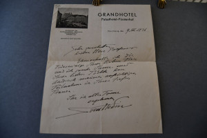 Handschriftlicher Brieff des schwedischen Geogr...