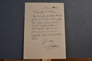 Handschriftliche Karte von Wilhelm Halbfaß, Hyd...