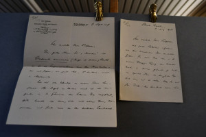 Schreiben des deutschen Botanikers und Direktor...