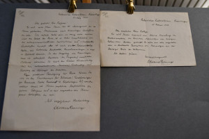 Handschriftliches Schreiben des dänischen Botan...