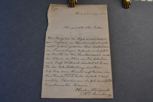 Handschriftlicher Brief des schwedischen Botani...