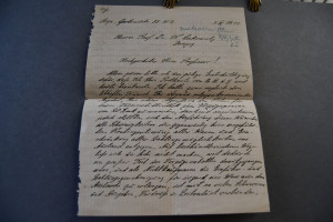 Handschriftlicher Brief des deutschbaltischen B...