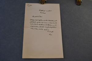 Handschriftlicher Brief des deutschen Arztes un...