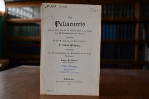 Ein Palmenreis auf den Sarg des am 23. Oktober ...