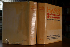 Handwörterbuch des Steuerrechts unter Einschlus...