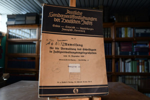 Anweisung für die Verwaltung des Schriftguts in...