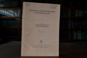 Gerichtlicher Rechtsschutz im Beamtenrecht.