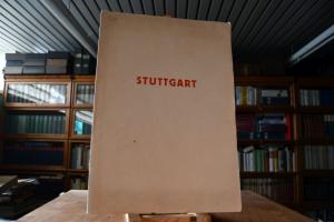 Stuttgart. Mappe mit 8 Lithographien. Jeweils v...