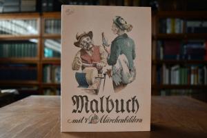 Malbuch mit 7 Märchenbildern.