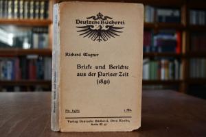 Aus Richard Wagners Pariser Zeit. Aufsätze und ...