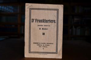 d`Frankfurtere. Schwäbischer Schwank.