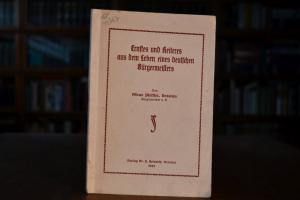 Ernstes und Heiteres aus dem Leben eines deutsc...