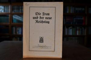 Die Frau und der neue Reichstag.