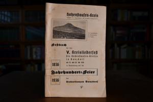 Festbuch für das V. Kreisliederfest des Hohenst...