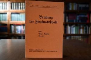 Brechung der Zinsknechtschaft!