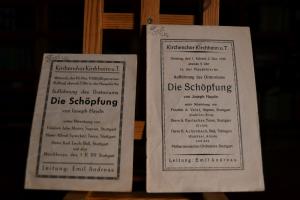 2 Texthefte des Kirchenchores Kirchheim u.T. zu...