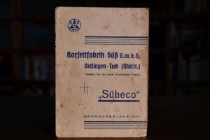 Korsettfabrik Süß G.m.b.H. Oetlingen-Teck (Würt...