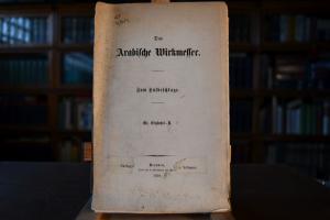 Das Arabische Wirkmesser. Zum Hufbeschlage.