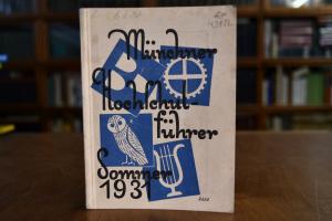 Münchner Hochschulführer Sommer 1931 mit Korpor...