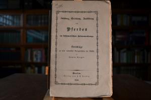 Züchtung, Erziehung, Ausbildung des Pferdes im ...