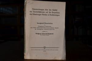 Untersuchungen über den Einfluß der Umweltfakto...