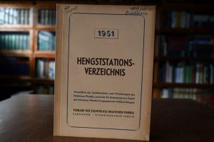 Hengststationsverzeichnis 1951.