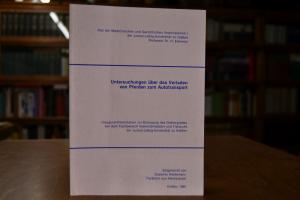 Untersuchungen über das Verladen von Pferden zu...