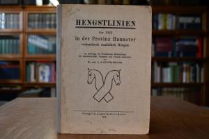 Hengstlinien der 1922 in der Provinz Hannover v...