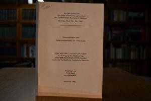 Untersuchungen über Selektionsmethoden bei Trab...