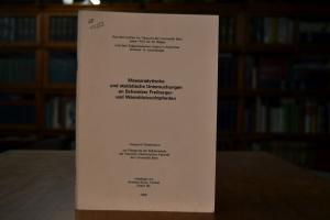 Massanalytische und statistische Untersuchungen...