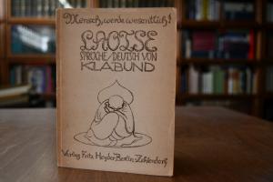 Mensch werde wesentlich! Laotse Sprüche, Deutsc...