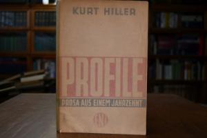 Profile. Prosa aus einem Jahrzehnt.