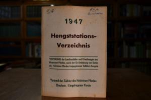 Hengststationsverzeichnis 1947.
